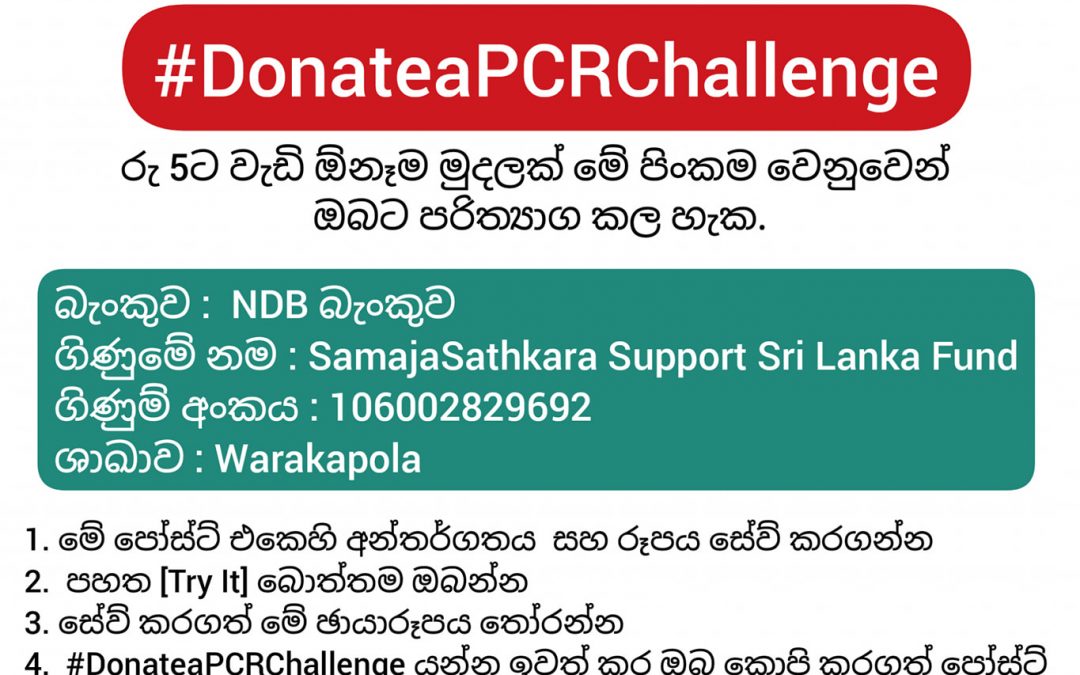 Donate a PCR Challenge